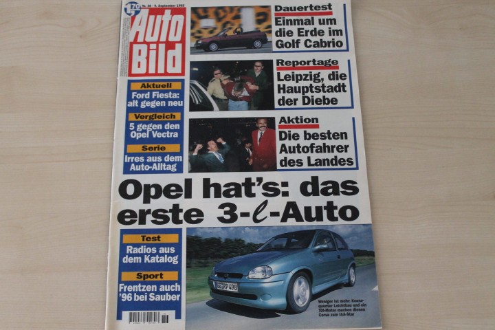 Deckblatt Auto Bild (36/1995)